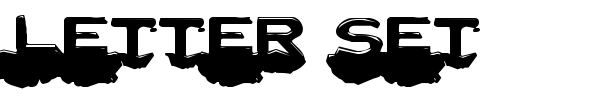 Letter Set font preview